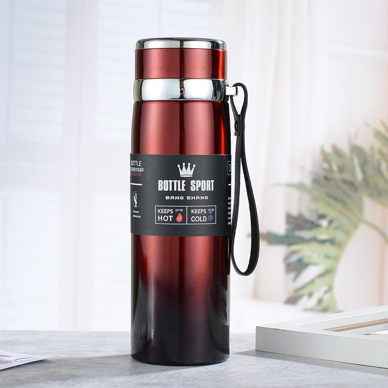 1000ml Slim Stainless Steel Water Bottle | Insulated Travel Flask - Ashcart