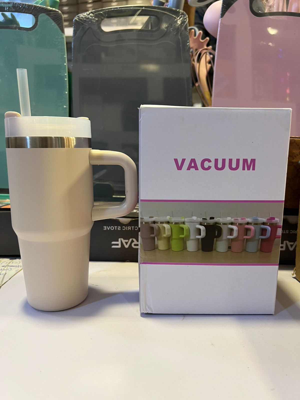 480ml Mini Insulated Tumbler | Stainless Steel Travel Mug with Straw - Ashcart