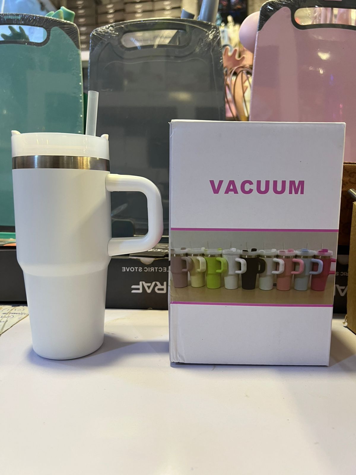 480ml Mini Insulated Tumbler | Stainless Steel Travel Mug with Straw - Ashcart