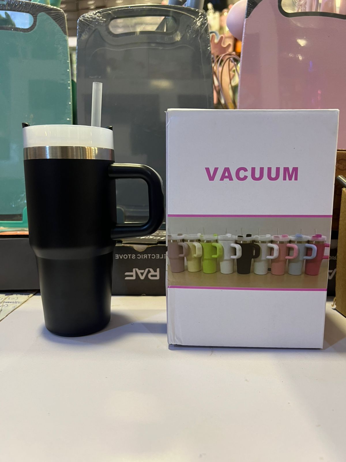 480ml Mini Insulated Tumbler | Stainless Steel Travel Mug with Straw - Ashcart