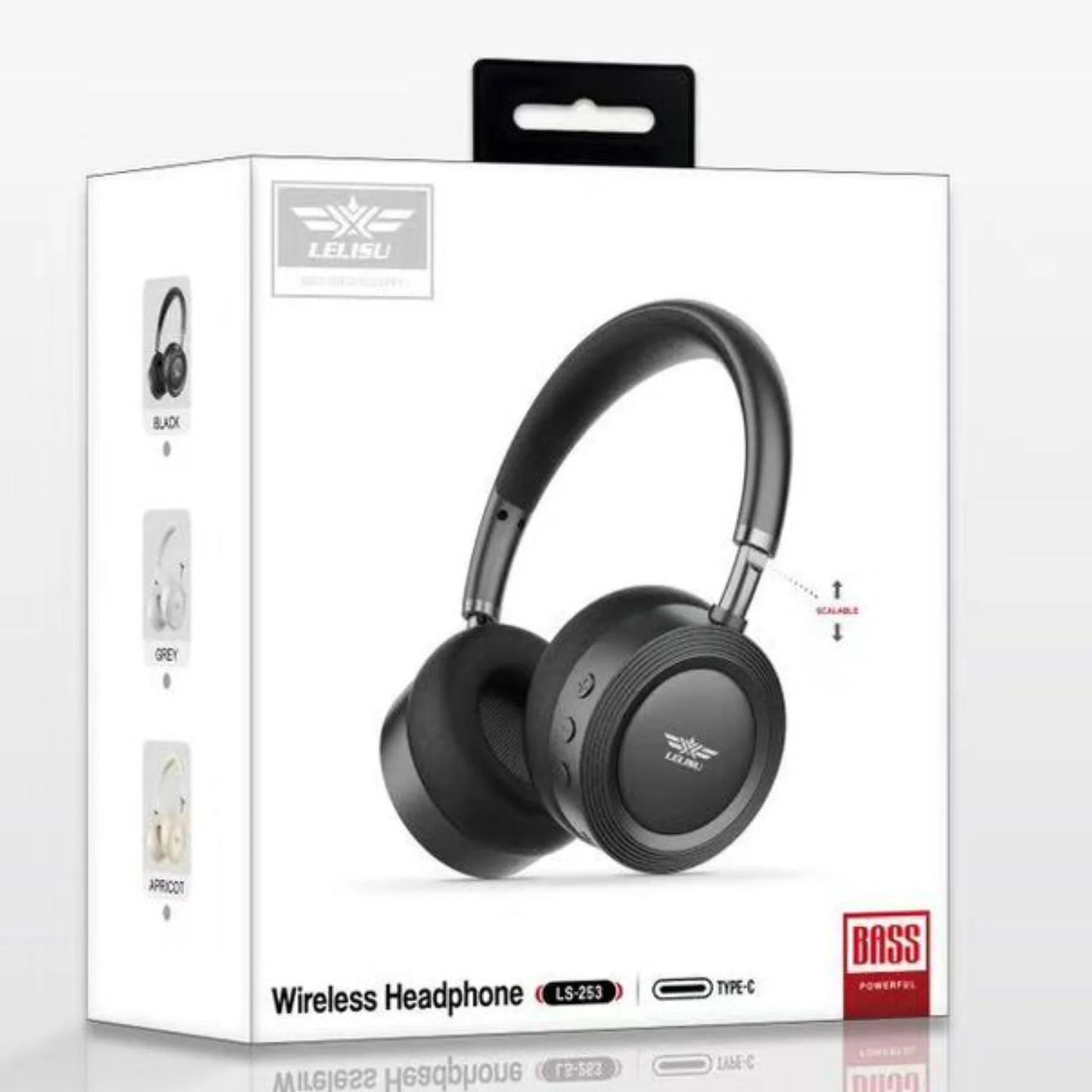 Lelisu LS-253 Wireless Headphones | Over-Ear Bluetooth Headset with Type-C - Ashcart