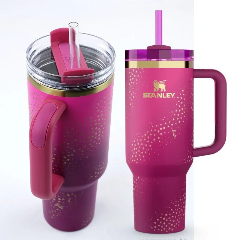 Limited Edition Star Pink Barbie Stanley H2.0 Tumbler | 1.18L Quencher - Ashcart