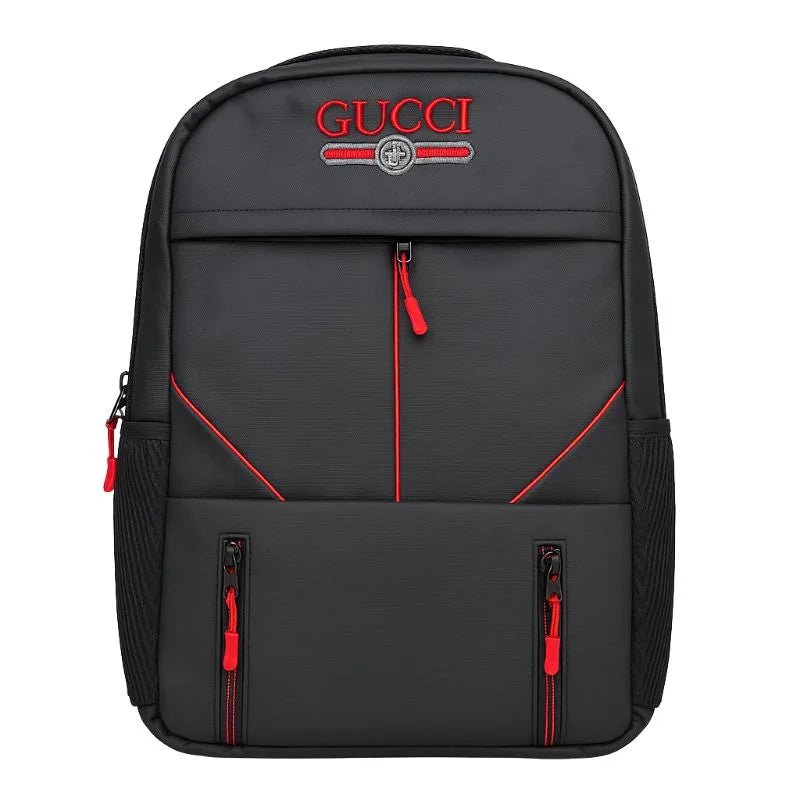 Multi-Functional Travel Backpack for Men & Women | Black & Red Business Daypack - Ashcart