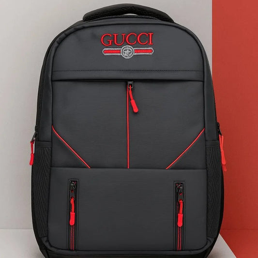 Multi-Functional Travel Backpack for Men & Women | Black & Red Business Daypack - Ashcart