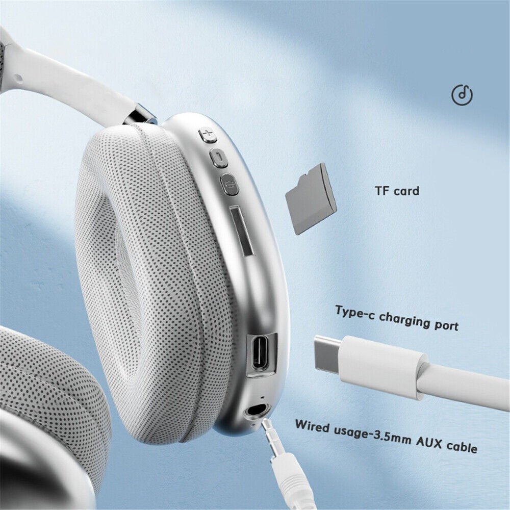 P9 Wireless Bluetooth Headphones | Over-Ear Deep Bass Headset - Ashcart