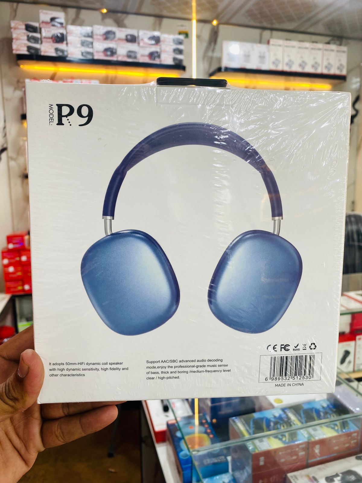 P9 Wireless Bluetooth Headphones | Over-Ear Deep Bass Headset - Ashcart