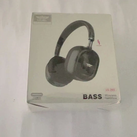 Lelisu LS-255 Bass Wireless Headphones | Over-Ear Bluetooth Headset with Type-C