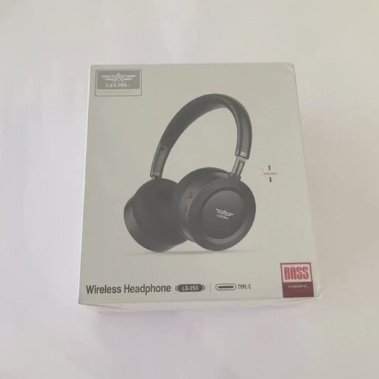 Lelisu LS-253 Wireless Headphones | Over-Ear Bluetooth Headset with Type-C