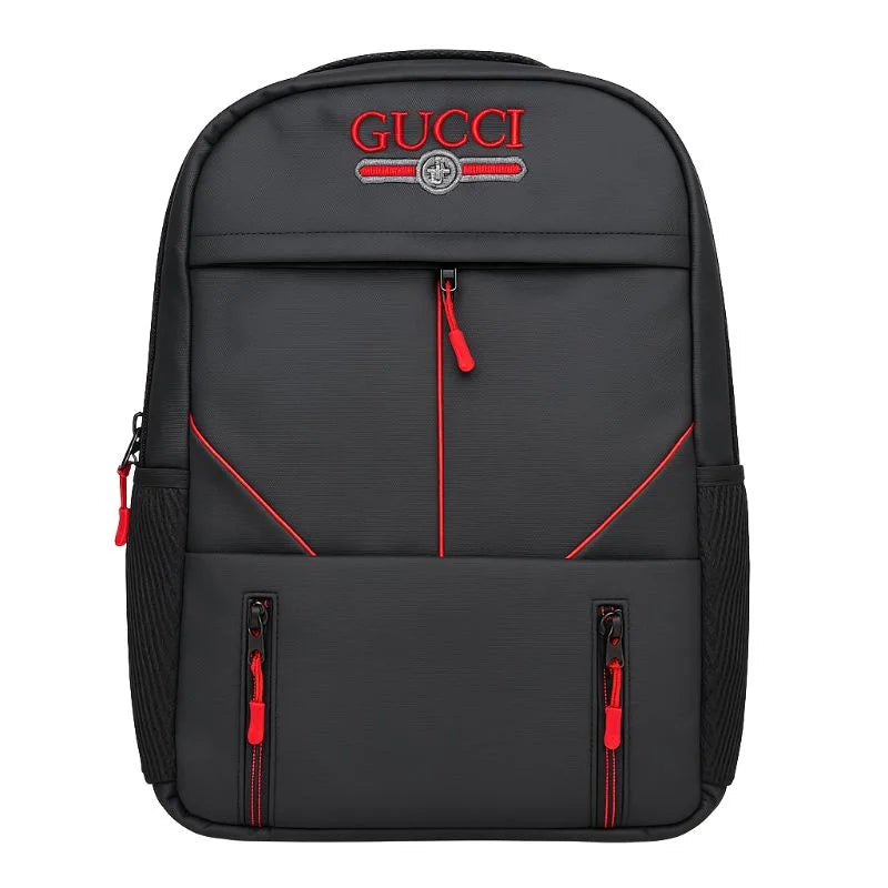 Multi-Functional Travel Backpack for Men & Women | Black & Red Business Daypack