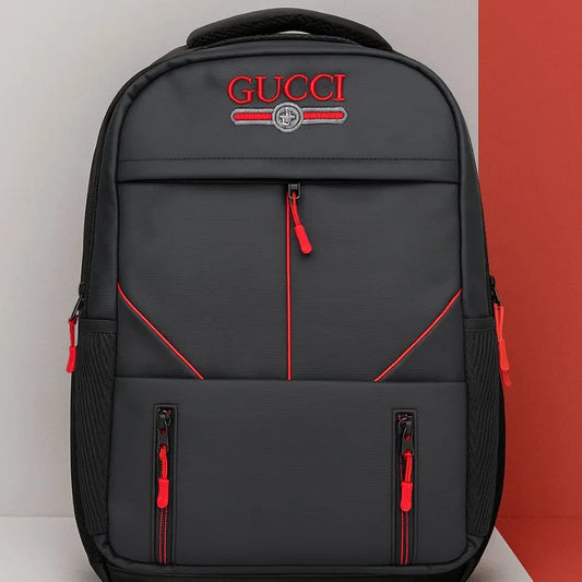 Multi-Functional Travel Backpack for Men & Women | Black & Red Business Daypack